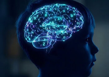 Language learning rates in autistic children decline exponentially after age two