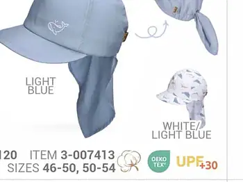 Palarie cu factor de protectie solara