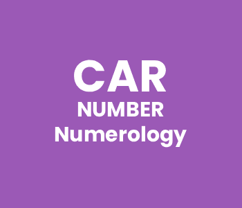car number numerology