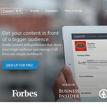 Content BLVD Homepage