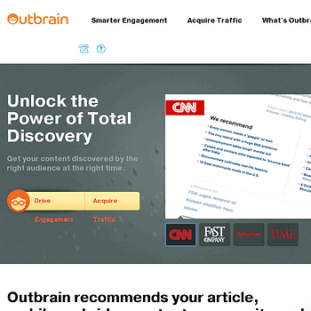 Outbrain Homepage