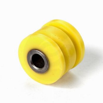 Polyurethane bushing shock absorber, front suspension, link