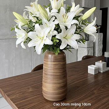 Mẫu bình cắm hoa ly đẹp tại Gốm Sứ Fulo