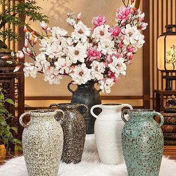 Bình cắm hoa soài 2 quai cao 33cm