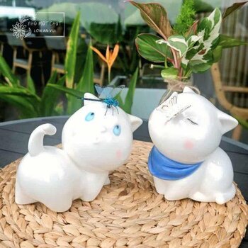 Tượng gốm decor không gian sống nhẹ nhàng và tinh tế
