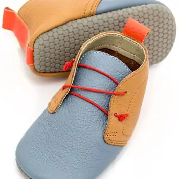 Pantofi barefoot, bebelusi primii pasi, piele naturala