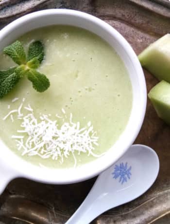 chamapagne honeymelon soup