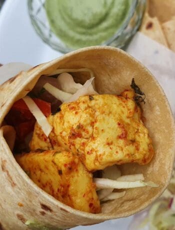 Paneer kathi roll