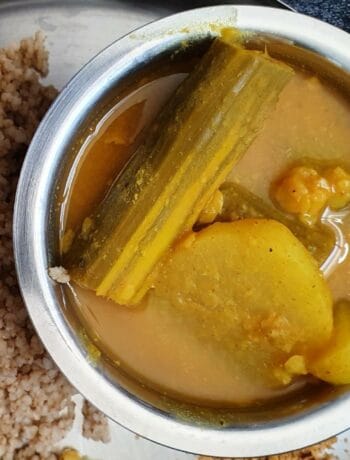 podi potta sambhar recipe