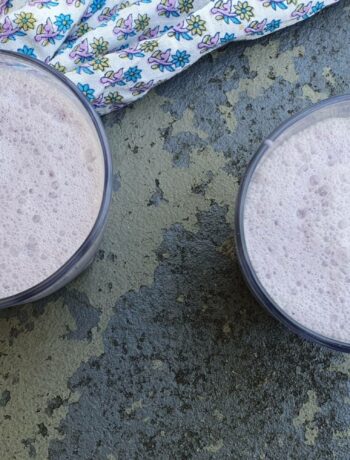 blackberry tofu smoothie