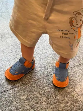Papucei primii pasi - barefoot cu talpa VIBRAM-MADE IN ROMANIA 