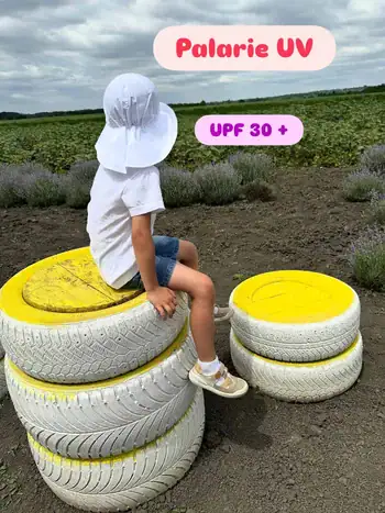 Palarie UV  bumbac 100 % cu UPF 30 +