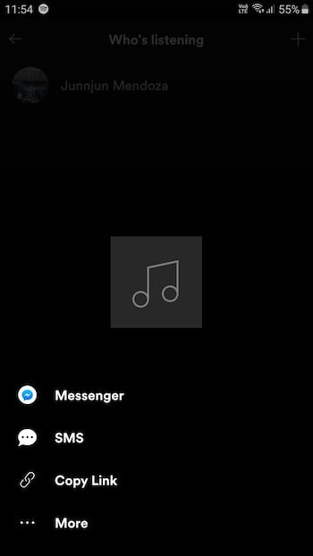 Share a Spotify Group Session Link to Social Media
