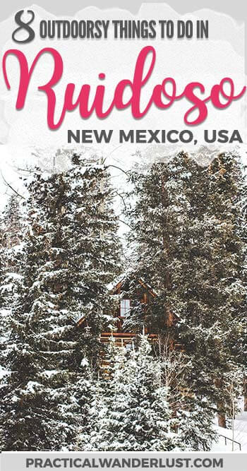 Ruidoso, New Mexico is an outdoor lover's paradise! This mountain town is a USA travel destination for anyone who loves adventure, hiking, camping, fishing, staying in cabins, mountains, and that yummy pine smell. Here are the best outdoorsy things to do in Ruidoso, New Mexico! United States Travel | Adventure Travel | New Mexico Travel | Things to do in New Mexico | Things to do in Ruidoso | Ruidoso Food | Southwest Travel Destinations | US Southwest Travel | USA Travel Destinations
