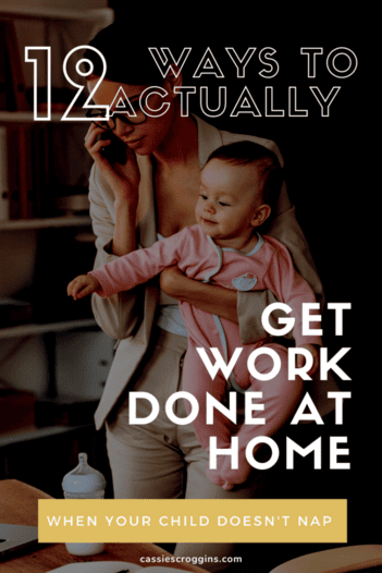 how to work at home with kids