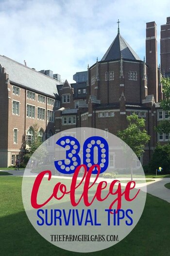 30 College Survival Tips to make your college days fun and successful. #Ad #BackToBold