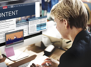 Media Journalism Global Daily News Content Concept