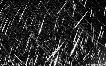 449 meteoros registrados pela estação de monitoramento RMS CA0007 no Canadá - Créditos: Global Meteor Network