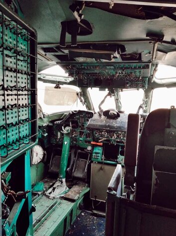 aviones abandonados