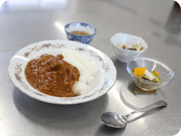 栄養満点のお食事