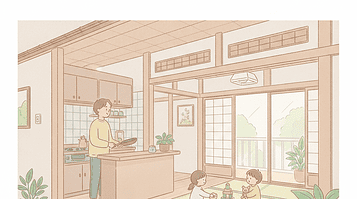平屋の対面キッチンで子育てしてわかった、家事動線「理想と現実」のギャップ
