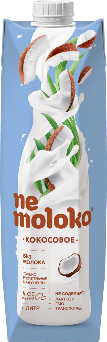1 л NeMoloko напиток на рисовой основе Кокосовый