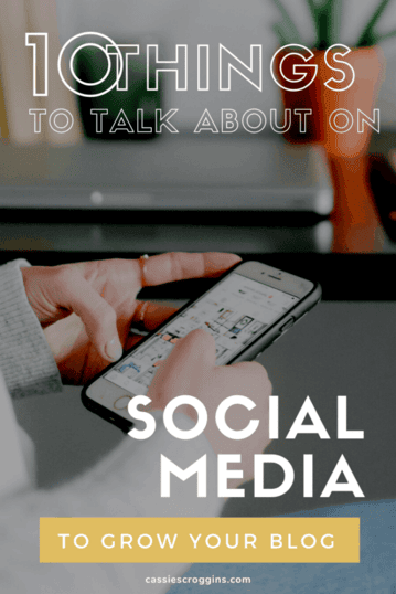 what to talk about on social media