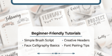 Easy Hand Lettering Bullet Journal Fonts