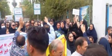 تجمع اعتراضی پرستاران و کادر درمان در کرمانشاه و کردستان