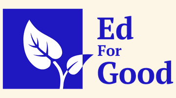 Logo bleu Ed for Good