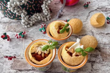 pani puri caprese