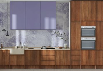 carta da parati in cucina