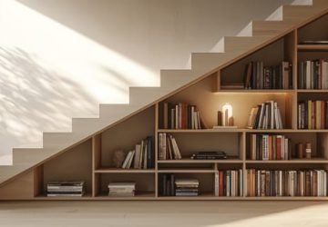 Come organizzare un vano sottoscala piccolo con mensole su misura