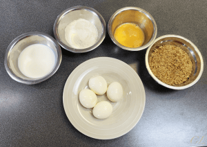 preparation oeuf en croute de noix