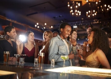 restaurant bar patrons