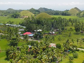 The Chocolate Hills. Bohol. Philippines