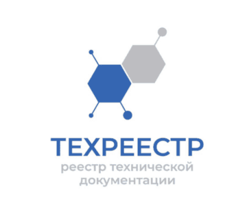 Лого системы «Система добровольной сертификации «Реестр технической документации «ТЕХРЕЕСТР»»