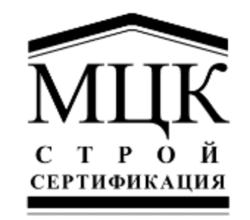 Лого системы «Система добровольной сертификации в строительстве в Российской Федерации «МЦК-»»