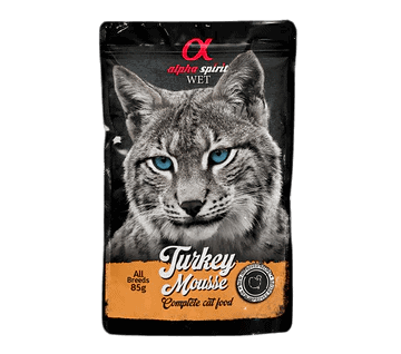 Alpha Spirit Mousse Pavo 85g Para Gato