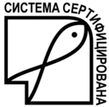 Лого системы «Система добровольной сертификации «Управление безопасностью продукции из рыбы и нерыбных объектов промысла»»