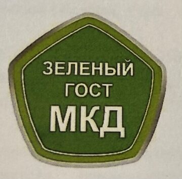 Лого системы «Система добровольной сертификации «ЗЕЛЕНЫЙ ГОСТ МКД»»