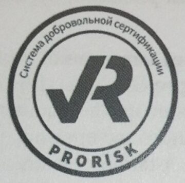 Лого системы «Системы добровольной сертификации работ по оценке и управлению профессиональными рисками «ProRisk»»