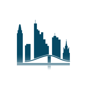 Frankfurt-Cityskyline Grafik