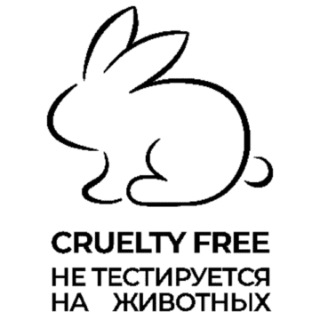 Лого системы «Система добровольной сертификации этичных организаций (Cruelty Free) «Не тестируется на животных»»