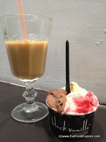 Black Vanilla Gelato Greenwich
