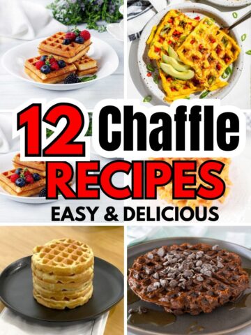 Craving bread? Here are 12 Chaffle Recipes Easy enough for beginners. From pizza to sweet treats, find your new favorite low carb meal today.