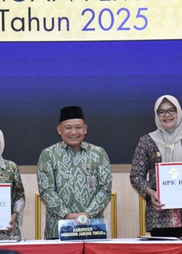 Ketua DPRD Tanjabtim Hj. Zilawati, SH Hadiri Penyerahan Opini WTP, Ajak Pemkab Tingkatkan Akuntabilitas dan Kesejahteraan Masyarakat