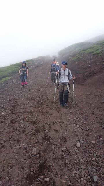 吉田線下山