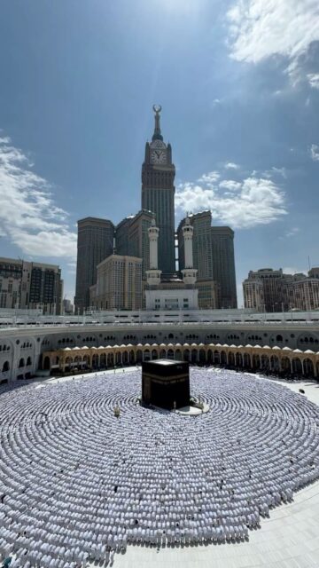 احدث صور للكعبة المشرفة.