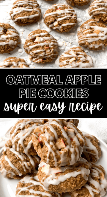 Healthy & Easy Oatmeal Apple Pie Cookies